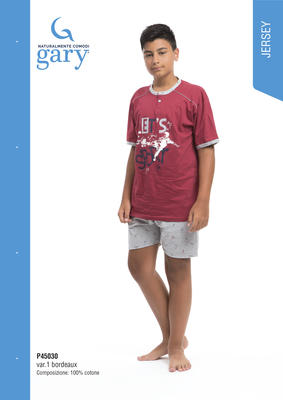 PYJAMAS FÜR JUNGEN S/M P45030 Tellini S.R.L. Großhandelskleidung